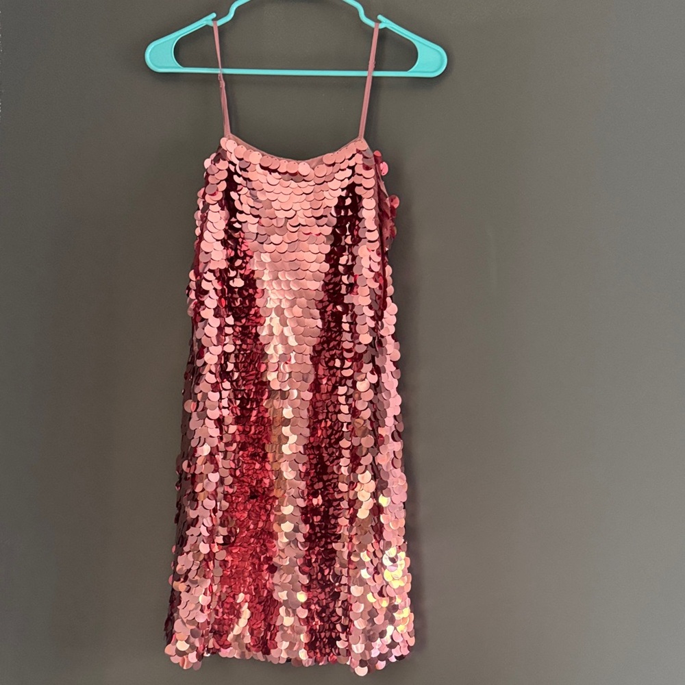 A New Day Pink Sequin Mini Dress